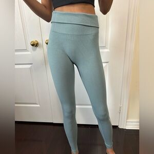 Gymshark Power Down Leggings - Light Blue